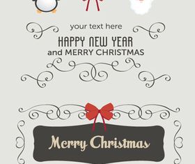 Christmas retro background 2 vector