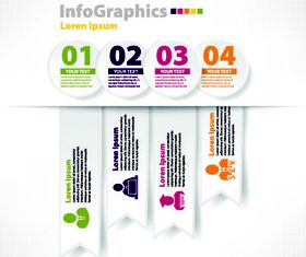 Modern infographics background 1 graphics vector graphic