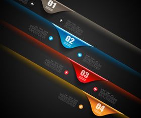 Number elements background 1 vector