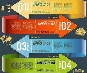 Number elements background 3 vector