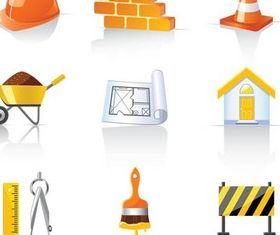 Construction Icons creative vector