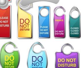 Hotel Stickers vectors graphics