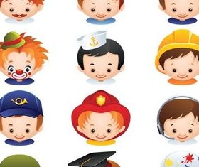 Professions Characters vector graphics
