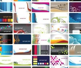Cards Color graphic vector material
