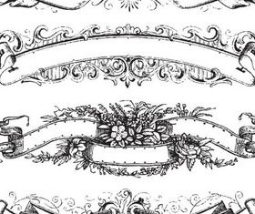 Retro Decorative Elements vector graphic