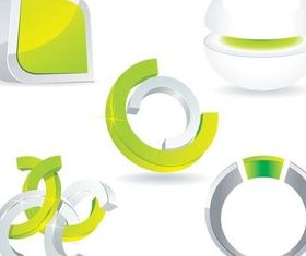 Green Symbols vector