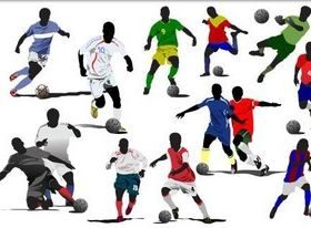 Football Players vector
