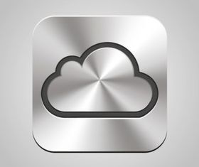 Apple iCloud Icon vector