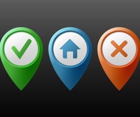 Location Markers vector
