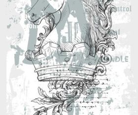 Crown Horse Shirt Design vector
