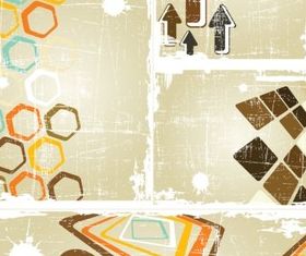 Mottled creative background vector