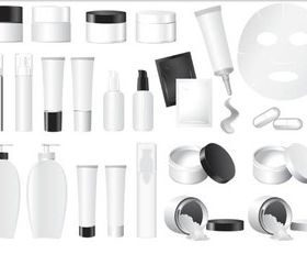Different Cosmetics design vectors