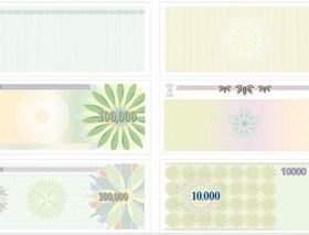 Money Templates vector material