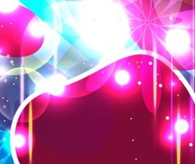 Halo colorful background vector