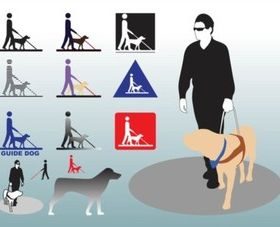 Guide Dog vector graphics