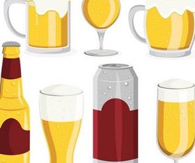 Different Beer Capacity Vector design vectors
