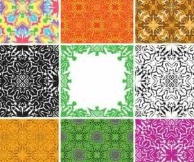 Colorful Different Patterns Vector