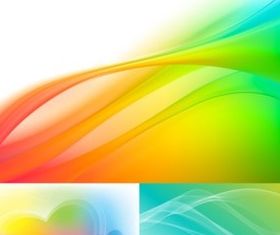 Colorful fantasy background creative vector
