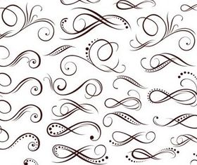 Stylish Decorative Ornaments vector
