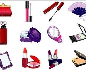 Women Cosmetics design vectors