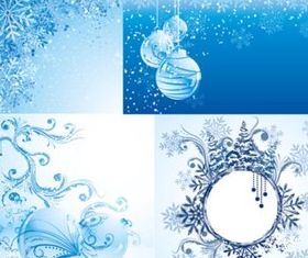 Christmas snowflake background vector