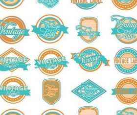 Color Labels free vector