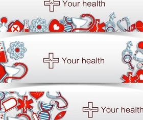 Medical Banners graphic vector