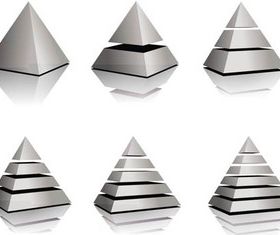 Pyramid Logotypes vector