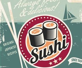 Hand drawn sushi elements creative vector 01 free download