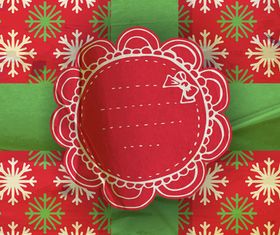 Snowflake pattern background set vector