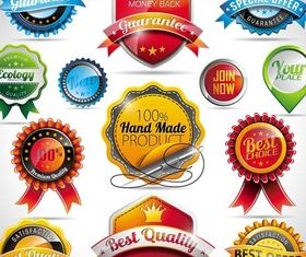 Shiny Web Labels vector