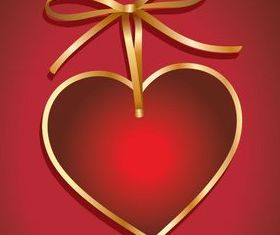 Valentine hearts cards 2 vector