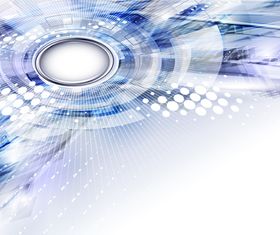 Abstract tech background vector set