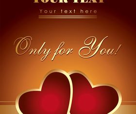 Valentine crown background 3 vector