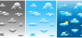 Clouds vector
