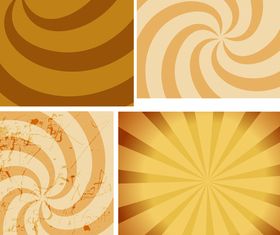 Vintage sunbursts background vectors material
