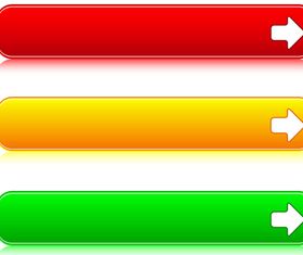 Web Colored Buttons vector