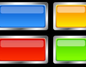 Glassy Buttons vector