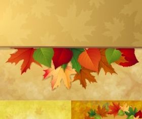charm autumn background vector