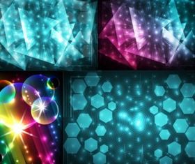 Bright halo background vector