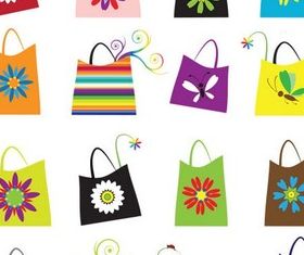 Different Women Handbags vector