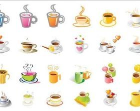 Coffee Cups graphic vector