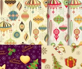 Cartoon christmas background vector