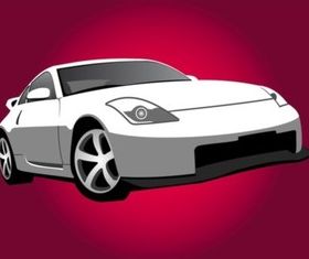 Nissan Car Illustration vector