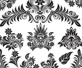 Floral Vintage free vector graphics