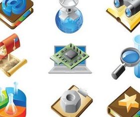 Technical Objects Icons art vector
