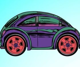Cartoon Car Illustration vector