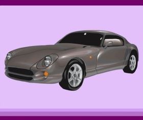 Vintage Car Vector Illustration vector