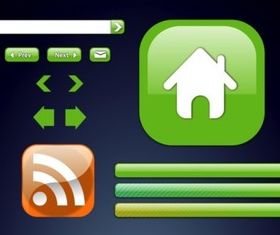 Interface Graphics design vectors