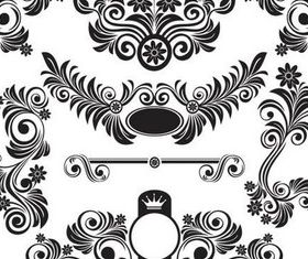 Flower Elements free vector material